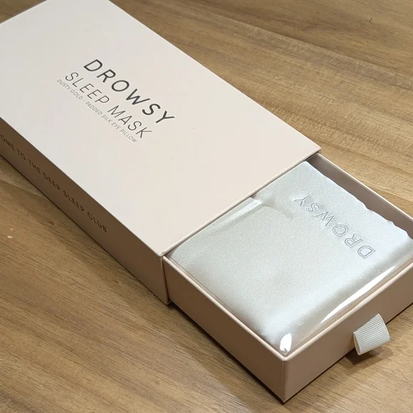 Drowsy Sleep Mask in Dusty Gold - Picture 8 of 9